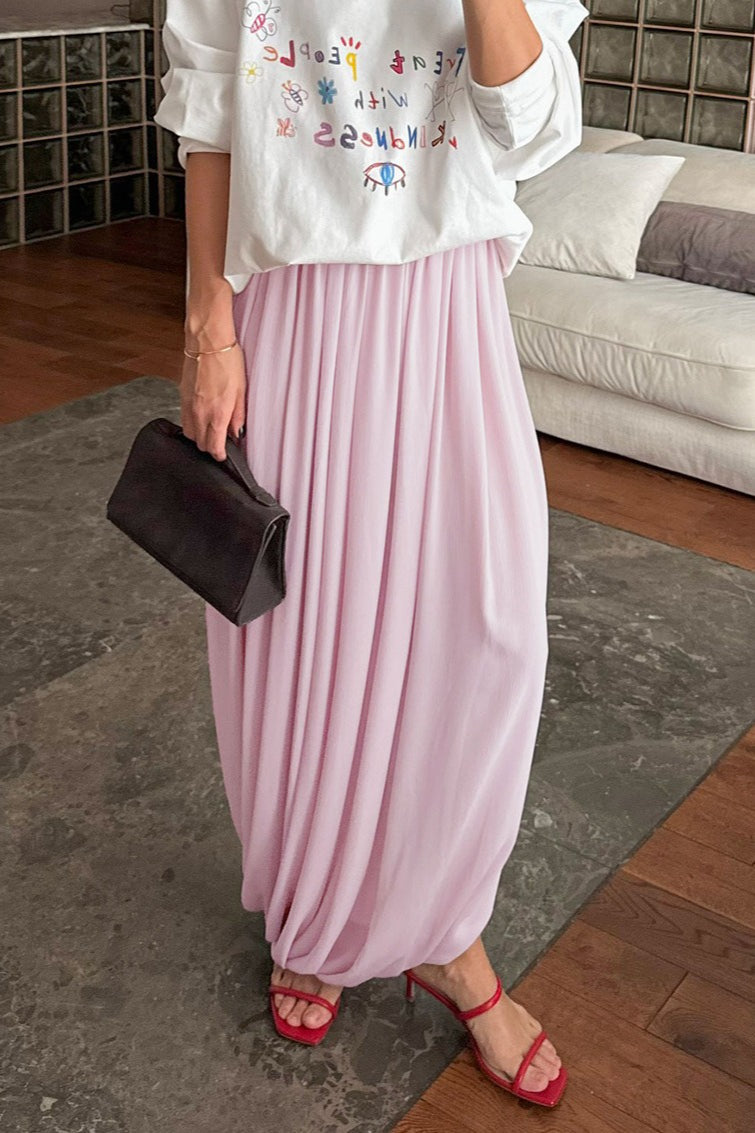 Chiffon Flowing Maxi Skirt
