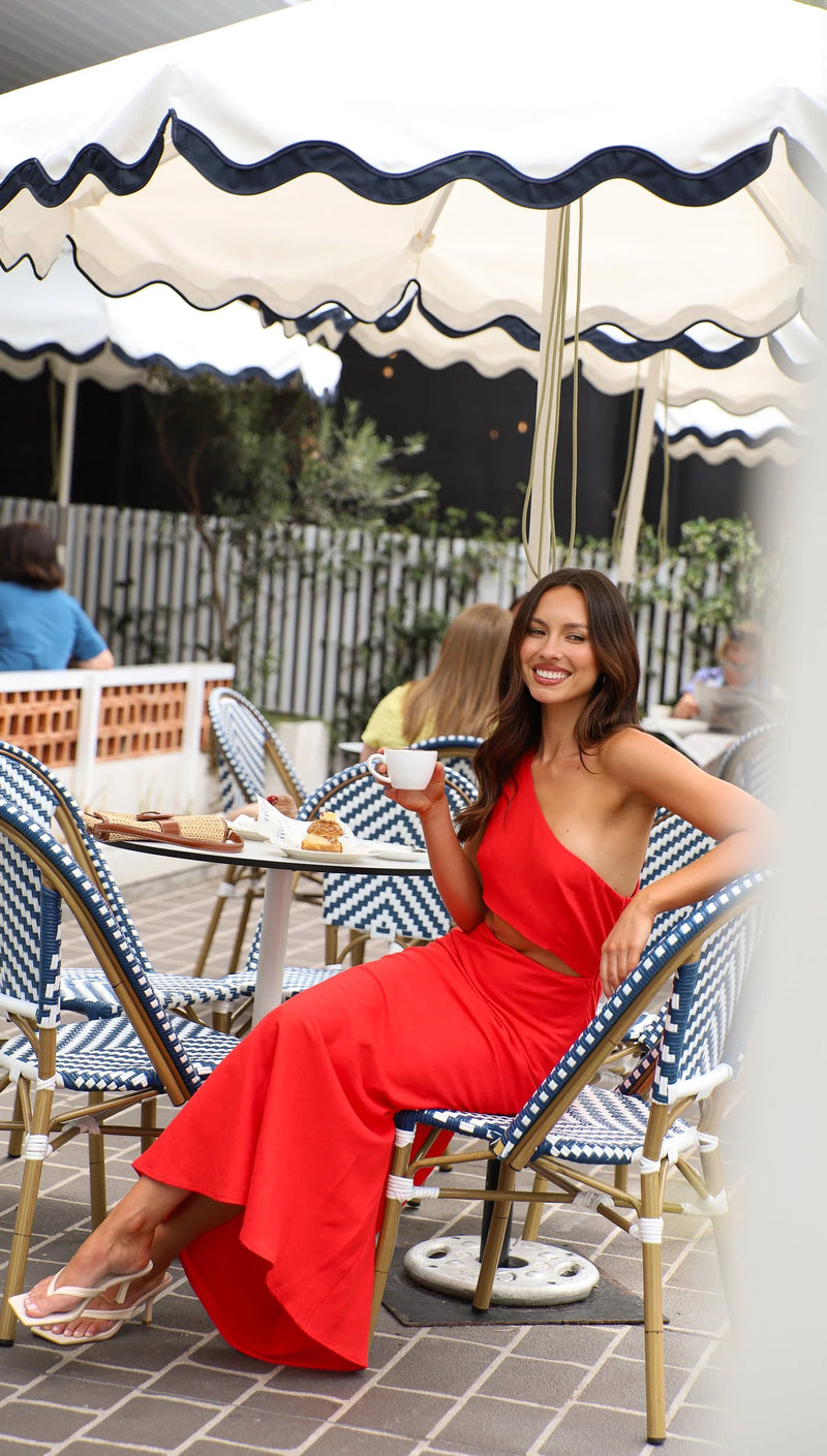 Sophia Maxi Dress (red)
