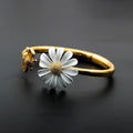 Vintage Gold Daisy & Bee