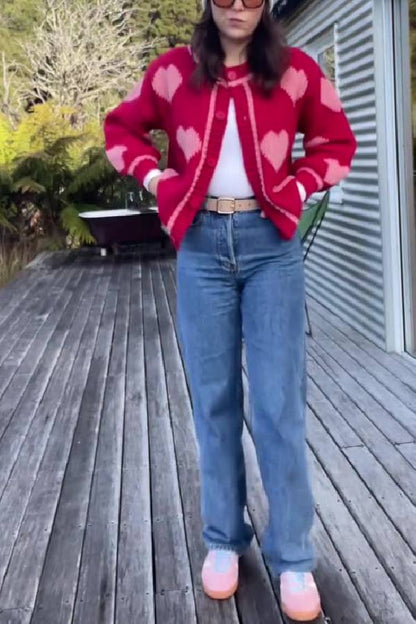 Heart Shaped Cozy Sweater