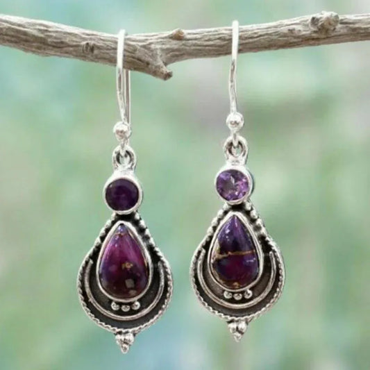 Vintage Amethyst Earrings