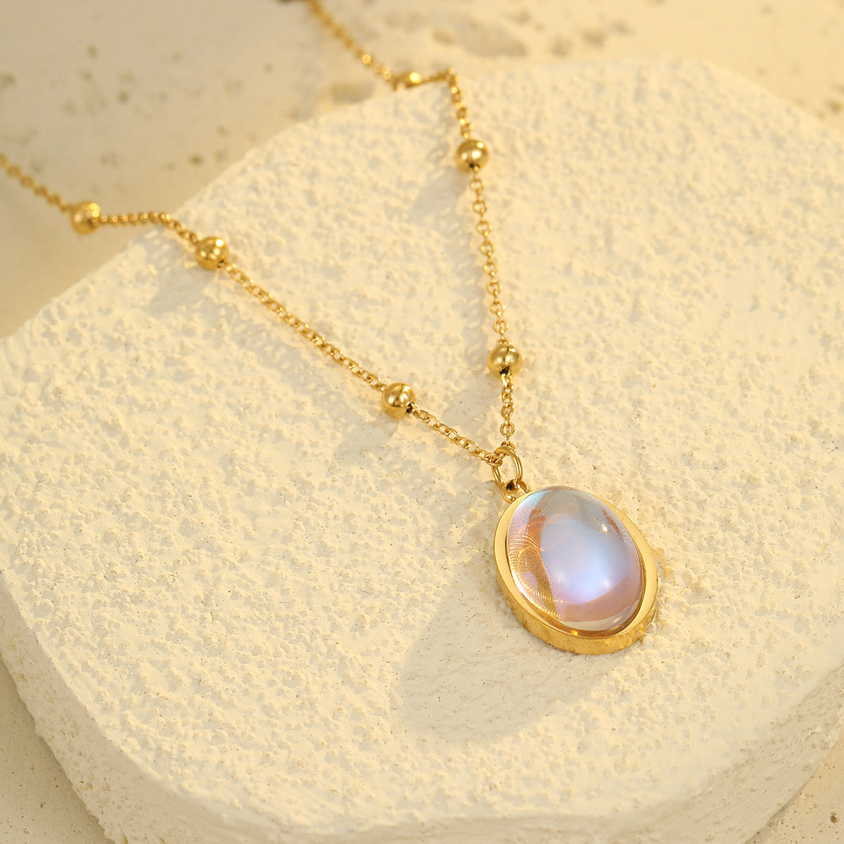 Elegant Moonstone Necklace
