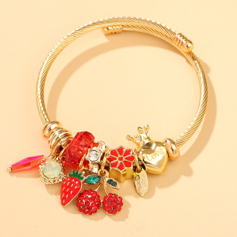 Statement Charm Bracelet