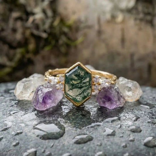 Elegant Emerald Statement Ring