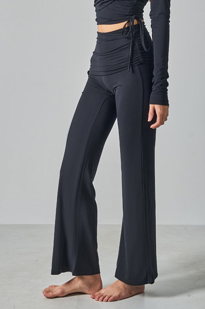 Fitted Foldover Soft Pants
