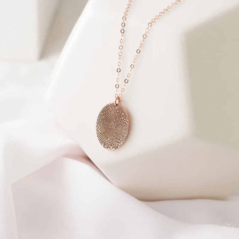 Elegant Fingerprint Necklace