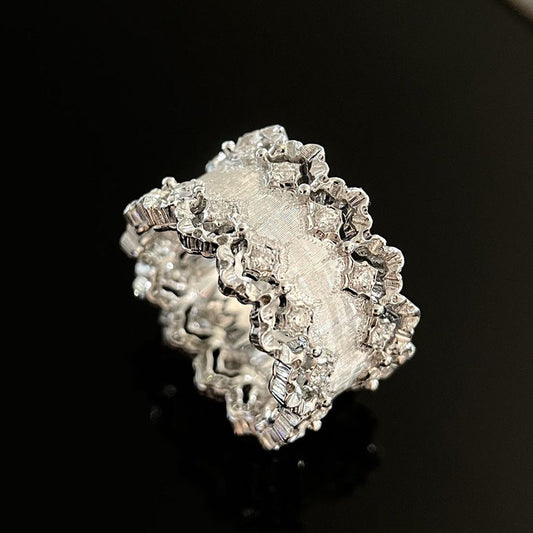 Elegant Couture Wide Ring