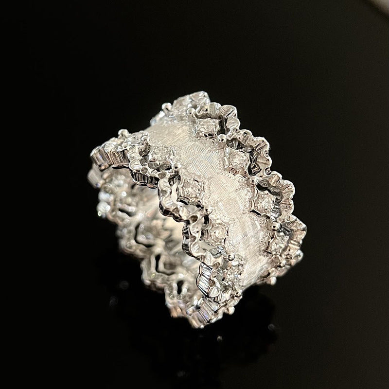 Elegant Couture Wide Ring