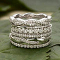 Elegant Crystal Statement Ring