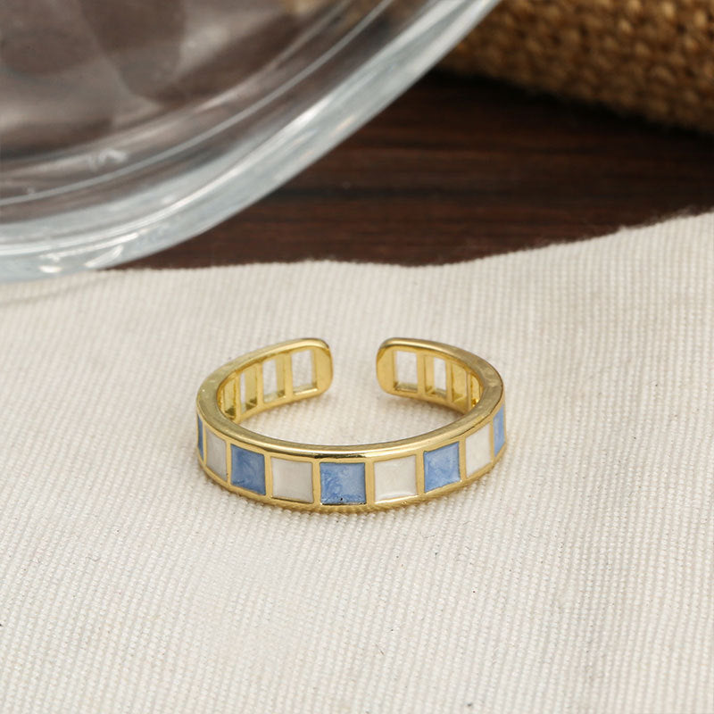 Vintage Lapis Cuff Ring