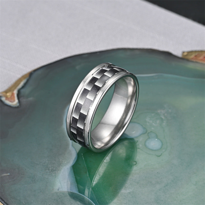 Modern Checkered Ring