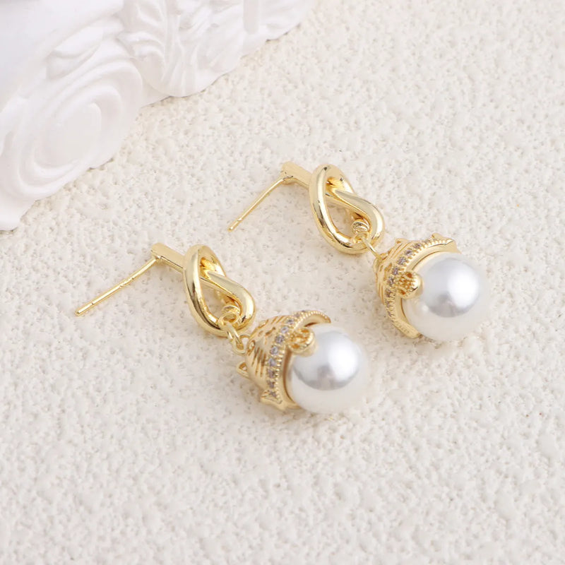 Elegant Pearl Earrings