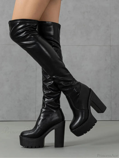 Fall Winter Platform Gothic Pole Dance Boot