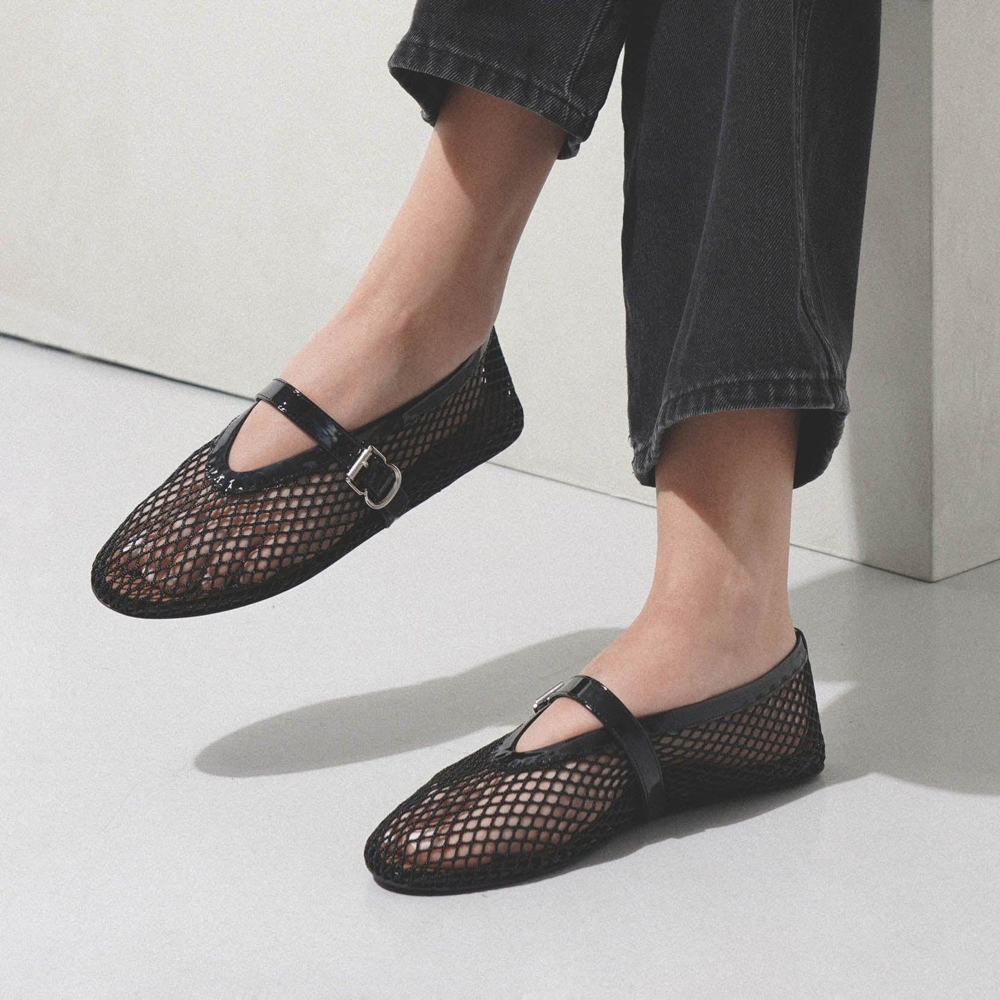 Mesh Ballet Flats