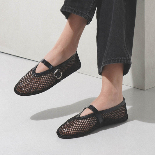 Mesh Ballet Flats