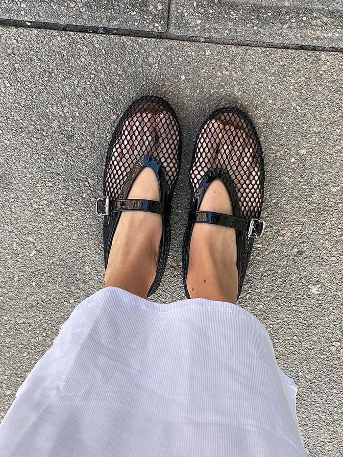 Mesh Ballet Flats