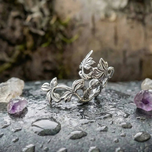 Elegant Floral Leaf Earrings