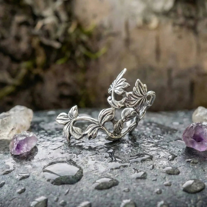Elegant Floral Leaf Earrings