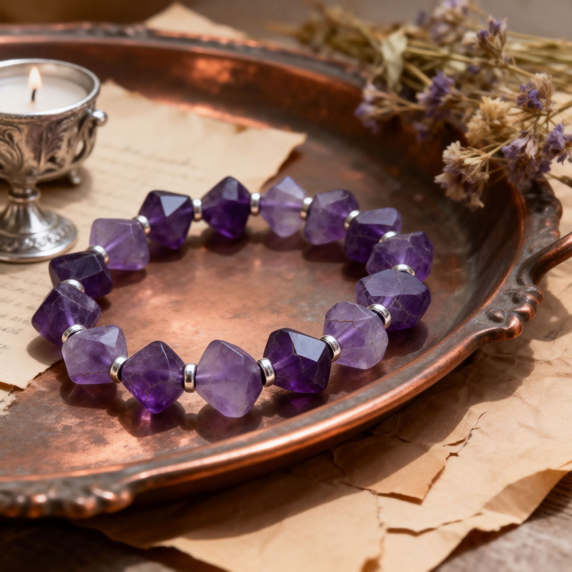 Vintage Amethyst Bracelet