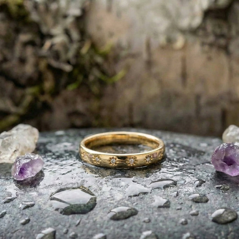 Classic Gold Star Ring