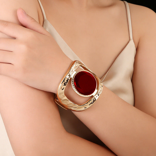 Statement Ruby Bracelet