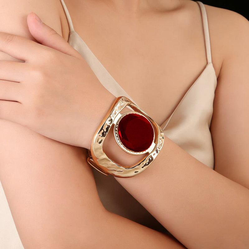Statement Ruby Bracelet