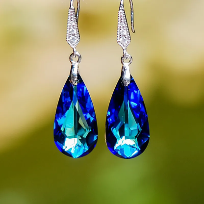 Colorful Crystal Drop Earrings
