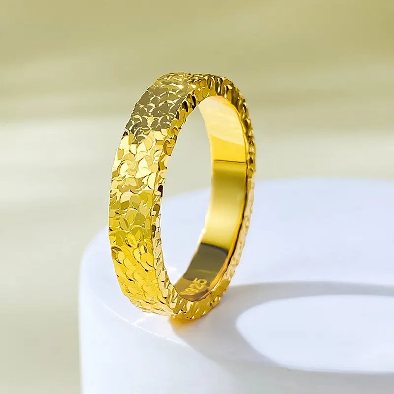 Textured Gold Ring