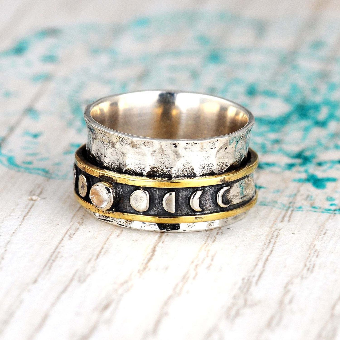 Vintage Moon Phase Ring