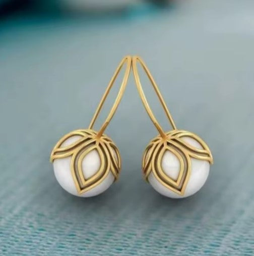 Vintage Elegant Flower Gold Hook
