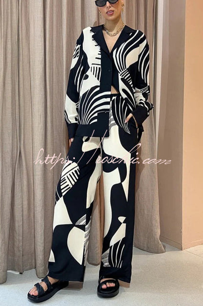 Delightful Elastic Waist Pocketed Wide Leg Drape Pants