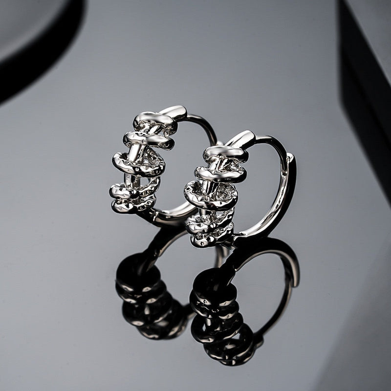 Chunky Chain Hoop Earrings