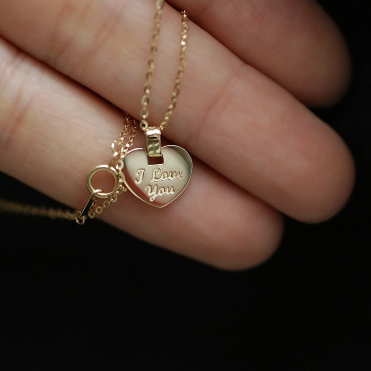 Classic I Love You Necklace