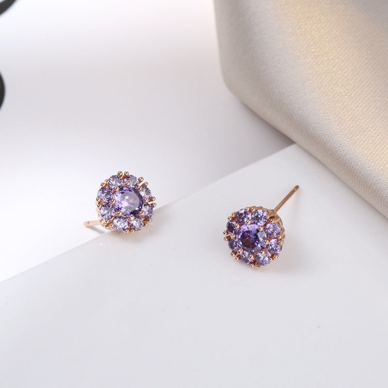 Elegant Amethyst Earrings
