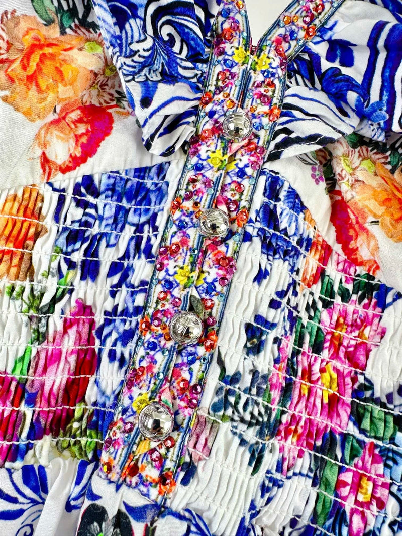 Beaded Swing Maxi Dress
