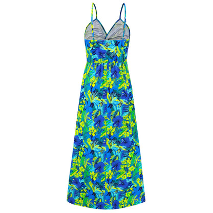 Cynthia V-neck Maxi Dress - Green