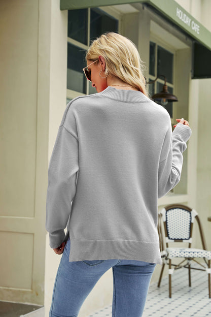 Love to Lips Pullover Knit Sweater