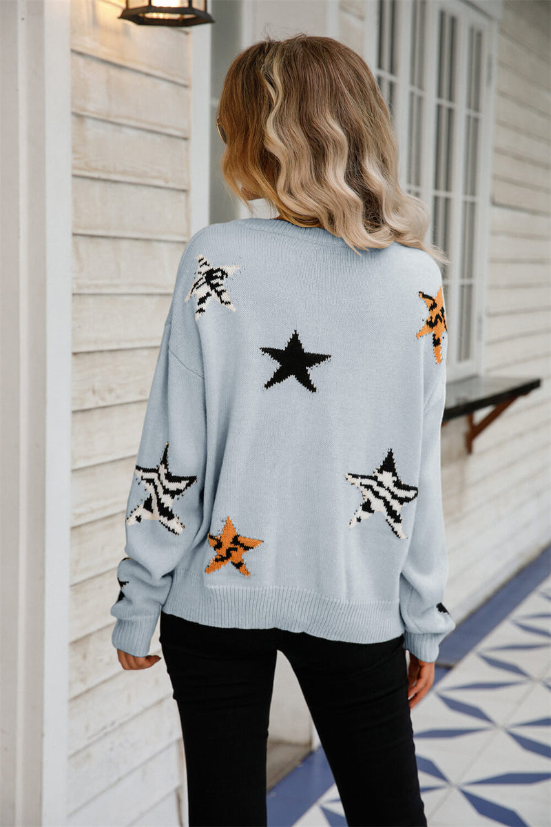 Wearing Like Star Pullover Sweater