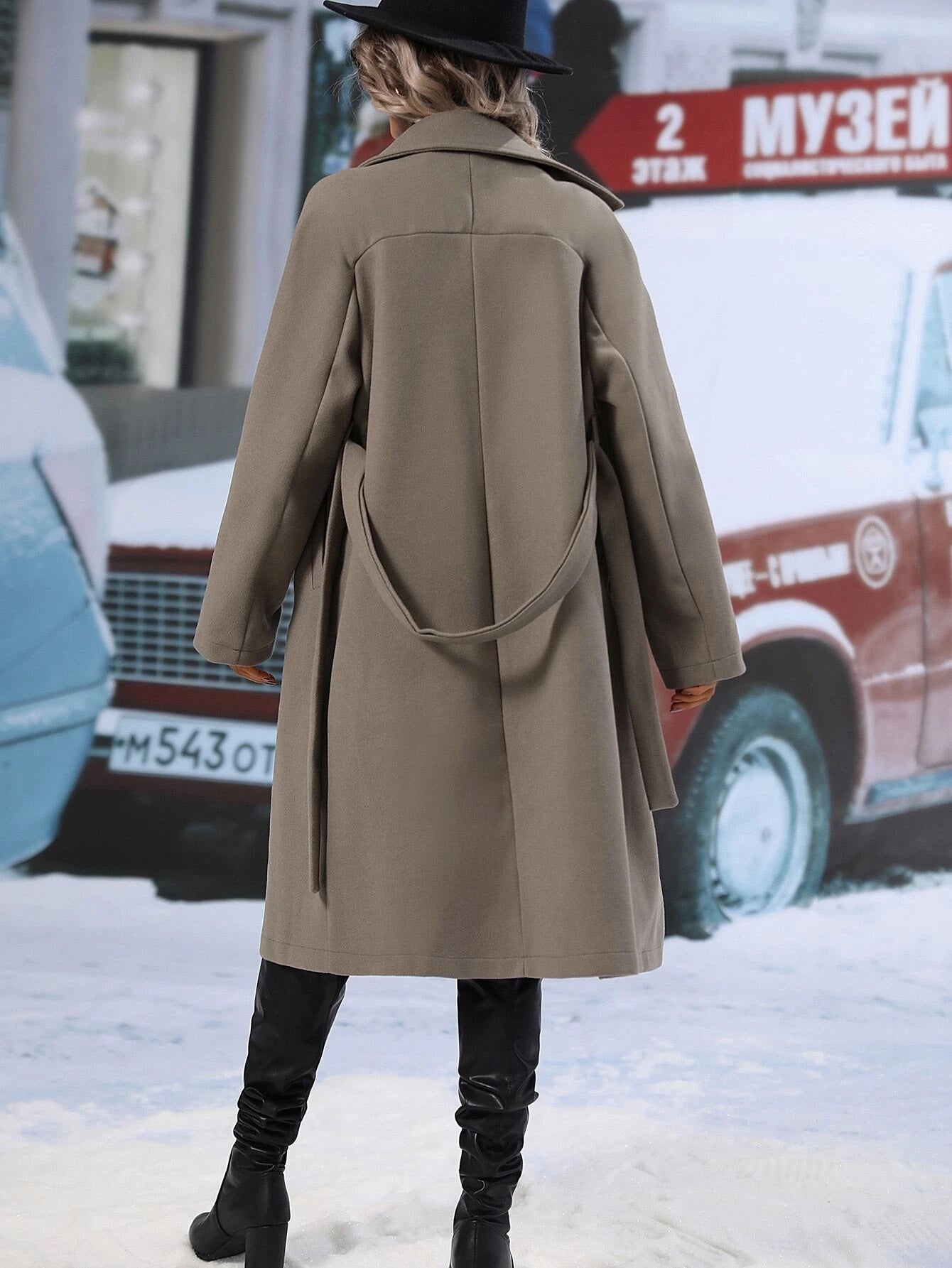 Stroll Along Pocketed Coat