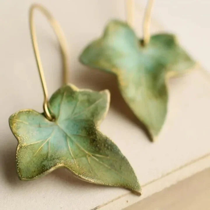 Realistic Leaf Earrings