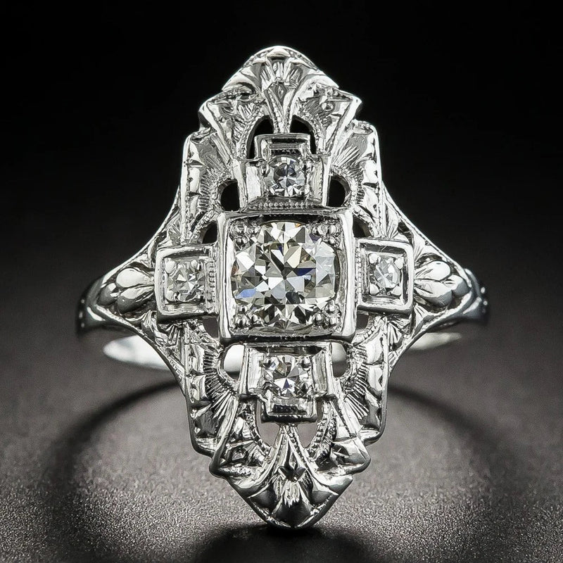Zirconia Silver Ring