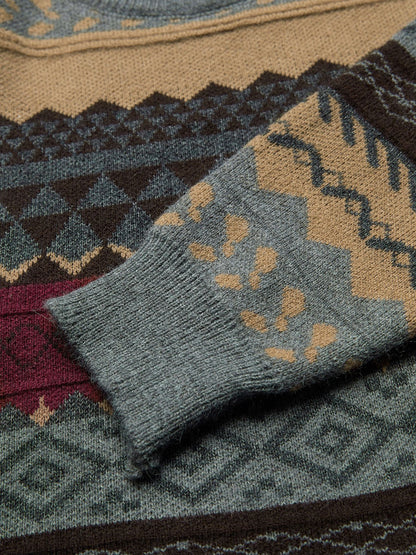 Oversize Jacquard Sweater