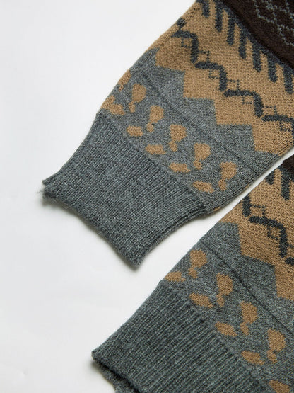 Oversize Jacquard Sweater