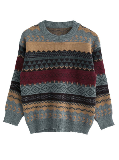 Oversize Jacquard Sweater