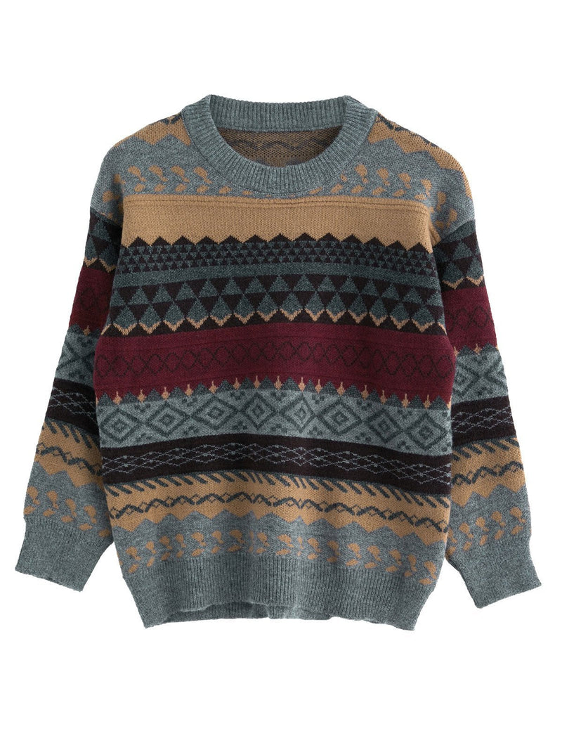 Oversize Jacquard Sweater