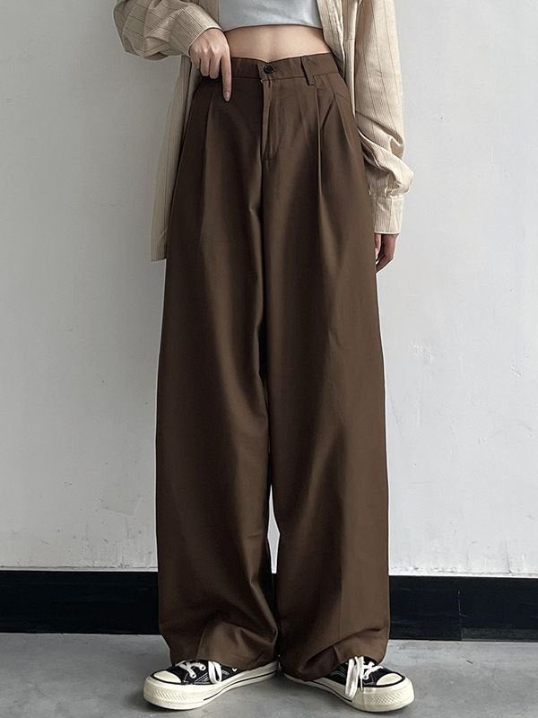 Classic Straight Cut Tailored Pants