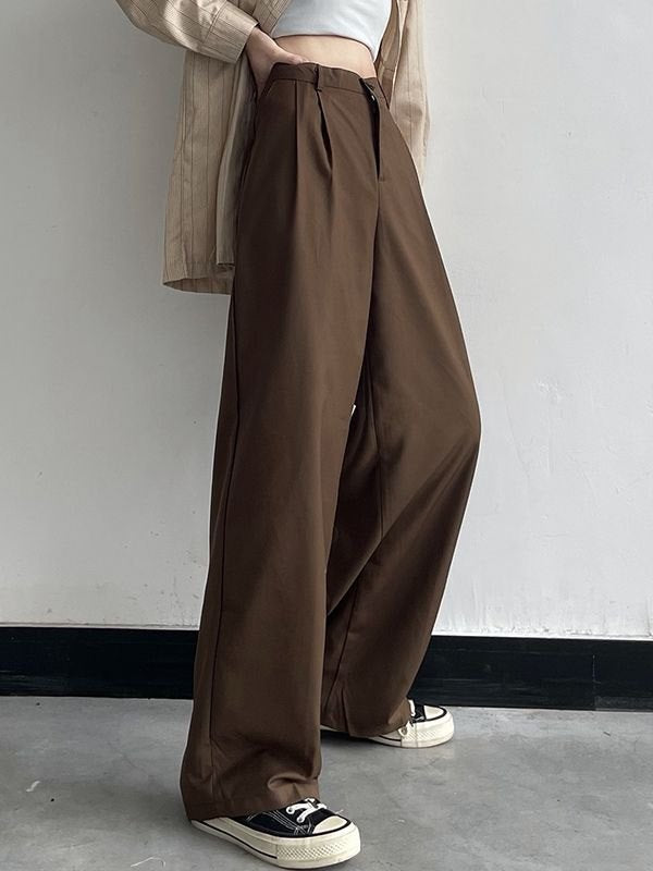 Classic Straight Cut Tailored Pants