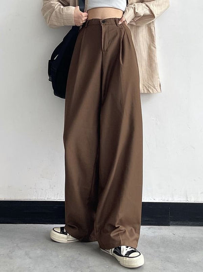 Classic Straight Cut Tailored Pants