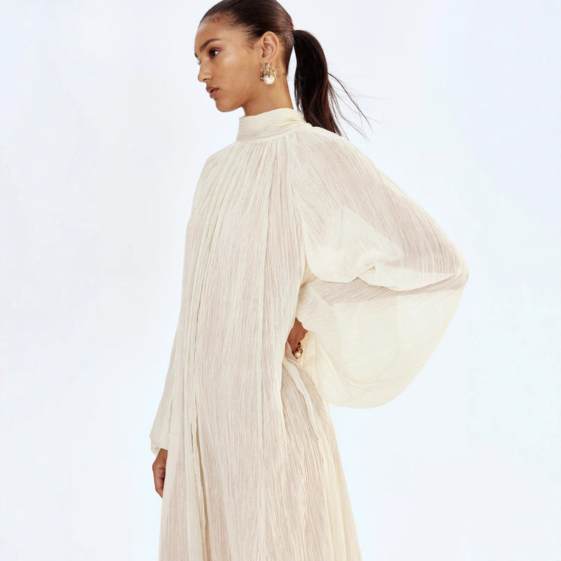 Melody Lace Sheer Maxi Dress