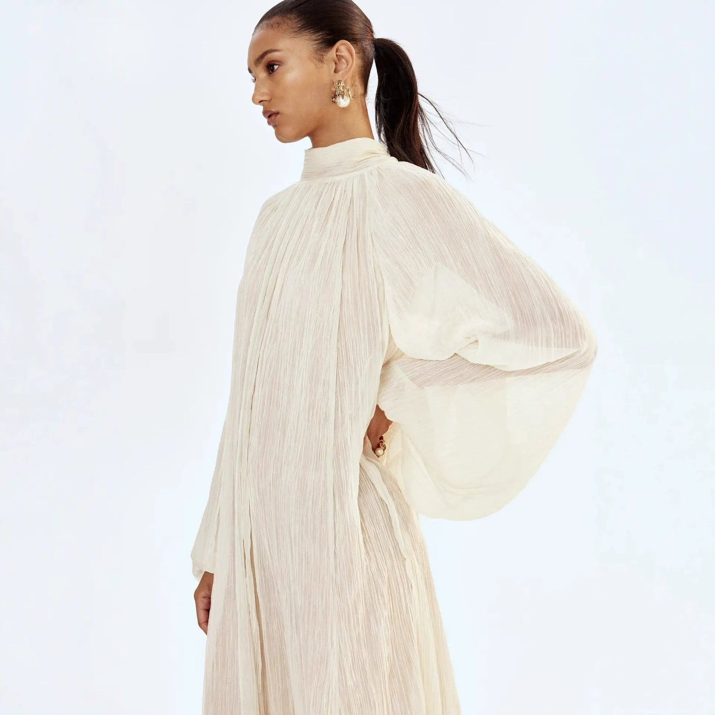 Melody Lace Sheer Maxi Dress